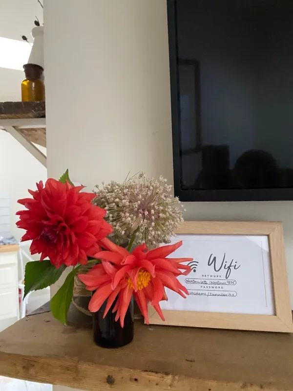 Mantelpiece — arranged as shown